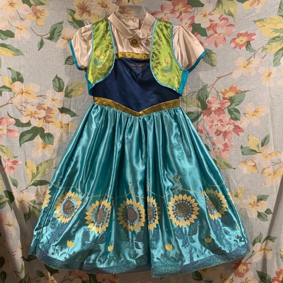 Disney Other - Disney Store Frozen Anna Birthday Spring Dress